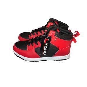 FUBU Heritage Red and Black High-Top Sneakers